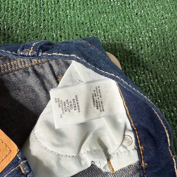 Levi’s 502 Vertical Stretch Regular Taper Midrise Rare Blue Jeans Size 27x27 NEW - Picture 9 of 15